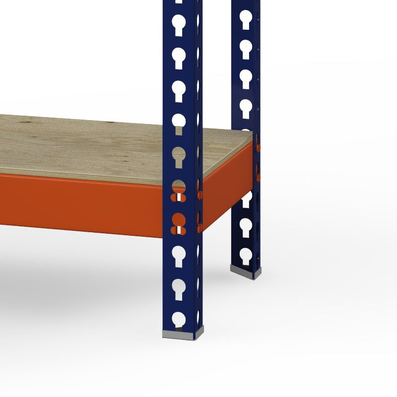 Стеллаж металлический Профи-Т 2000x1845x500 мм. Ярусы: фанера усил. 4 шт.