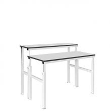 Стол рабочий двухуровневый СРД-1000х500