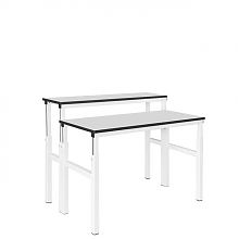 Стол рабочий двухуровневый СРД-1000х500