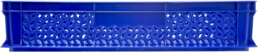 Ящик 600х400х120 мм перфорированный, с ручками  морозостойкий