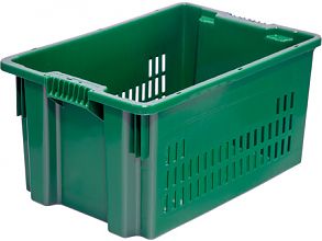 Ящик 600х400х300 дно сплошное, стенки перфорированные