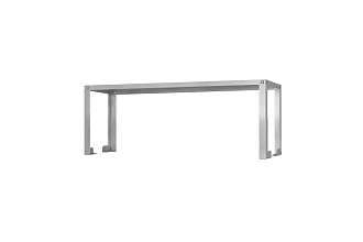 Полка-надстройка настольная ПННн - 1200x400x400 Norma Inox, нерж., 1 уровень