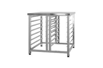 Подставка для пароконвектомата ПДПп - 1000x900x900 Profi Inox, 7 уровней, 2 ряда для гастроемкостей GN 1/1