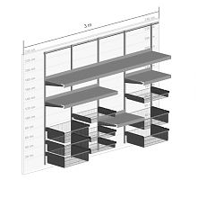 Гардеробная система GS. Детская №1