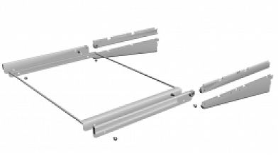 Выдвижная двухъярусная обувница GS