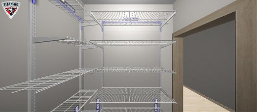 Гардеробная система GS. Гардеробная №5