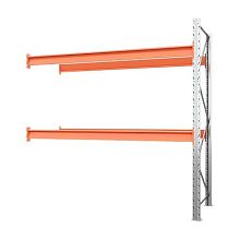 Дополнительный паллетный стеллаж 2500х2700х1100 мм. Ярусы: пол+2