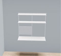 Гардеробная система Практик Home. Офис №4