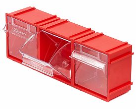 Короб откидной F-105-1-К3, 320х71х112мм, комплект 3 штуки