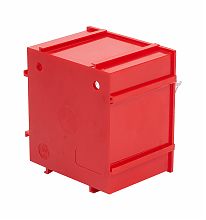Короб откидной F-105-1А , 105х71х112мм, красный, прозрачный