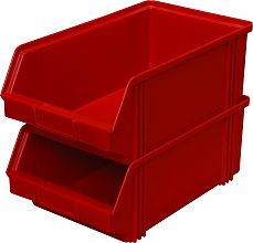 Пластиковый ящик 400х230х150 мм 7963 (красный)