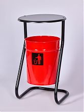 Урна уличная с крышкой