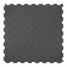 Тактильная плитка для слабовидящих, конус шахматный (300x300, ТПУ, клеевая основа)