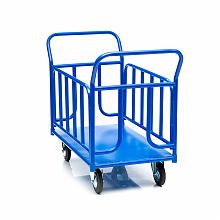 Тележка платформенная КПО-300Т-160-К , с бортами, 600х1000мм