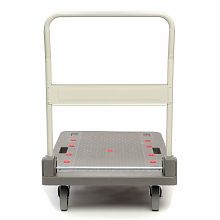 Тележка платформенная FW-250П 900х610 со складной ручкой, грузоподъемность 250 кг