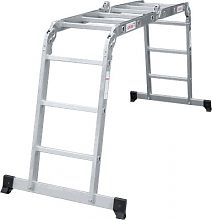 Лестница-трансформер алюминиевая, ширина 400 мм NV1322.5