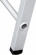 Стремянка стальная с алюминиевыми ступенями 130 мм и органайзером NV1138.6