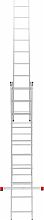 Лестница алюминиевая многофункциональная трехсекционная NV2230.8