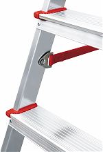Профессиональная алюминиевая стремянка с органайзером NV3115.4