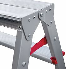 Профессиональная двухсторонняя алюминиевая стремянка NV3120.8
