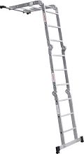 Лестница-трансформер алюминиевая, ширина 400 мм NV1322.5