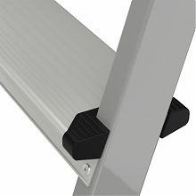 Стремянка стальная с алюминиевыми ступенями и органайзером NV1135.5