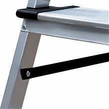 Стремянка алюминиевая со ступенями 130 мм NV1117.8