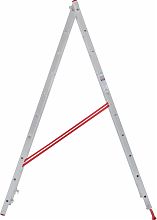 Лестница алюминиевая двухсекционная многофункциональная NV2220.20