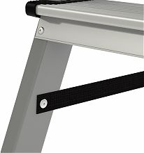 Стремянка стальная с алюминиевыми ступенями и органайзером NV1135.5