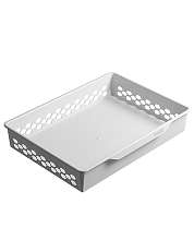 Корзина пластиковая GBP 60х10 белая