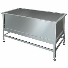 Ванна котломоечная односекционная ВК 1200x800x860 Нержавеющий каркас