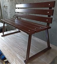 Скамейка уличная без подлокотников 770(400)х1200х540