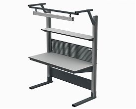 Стол рабочий основной 1800х700 мм 41.С ESD (RAL7035) + 41А.СВ-120