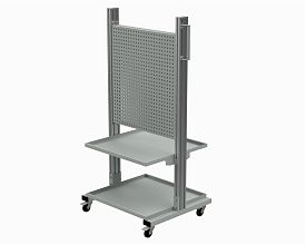 Подкатная стойка для инструмента и оборудования 800x1600x690 мм (RAL7035)