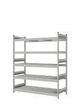 Стеллаж СТ-023 полочный 2200x1800x800 5 яруса окрашен