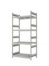 Стеллаж СТ-023 полочный 2500x1200x800 4 яруса цинк