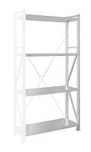 Стеллаж MS U 250x70x90/4 (Нагрузка на полку 300, сплошная) ДС